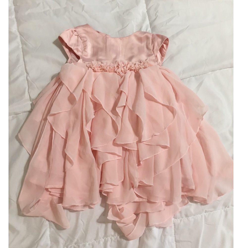 Pink dress baby girl